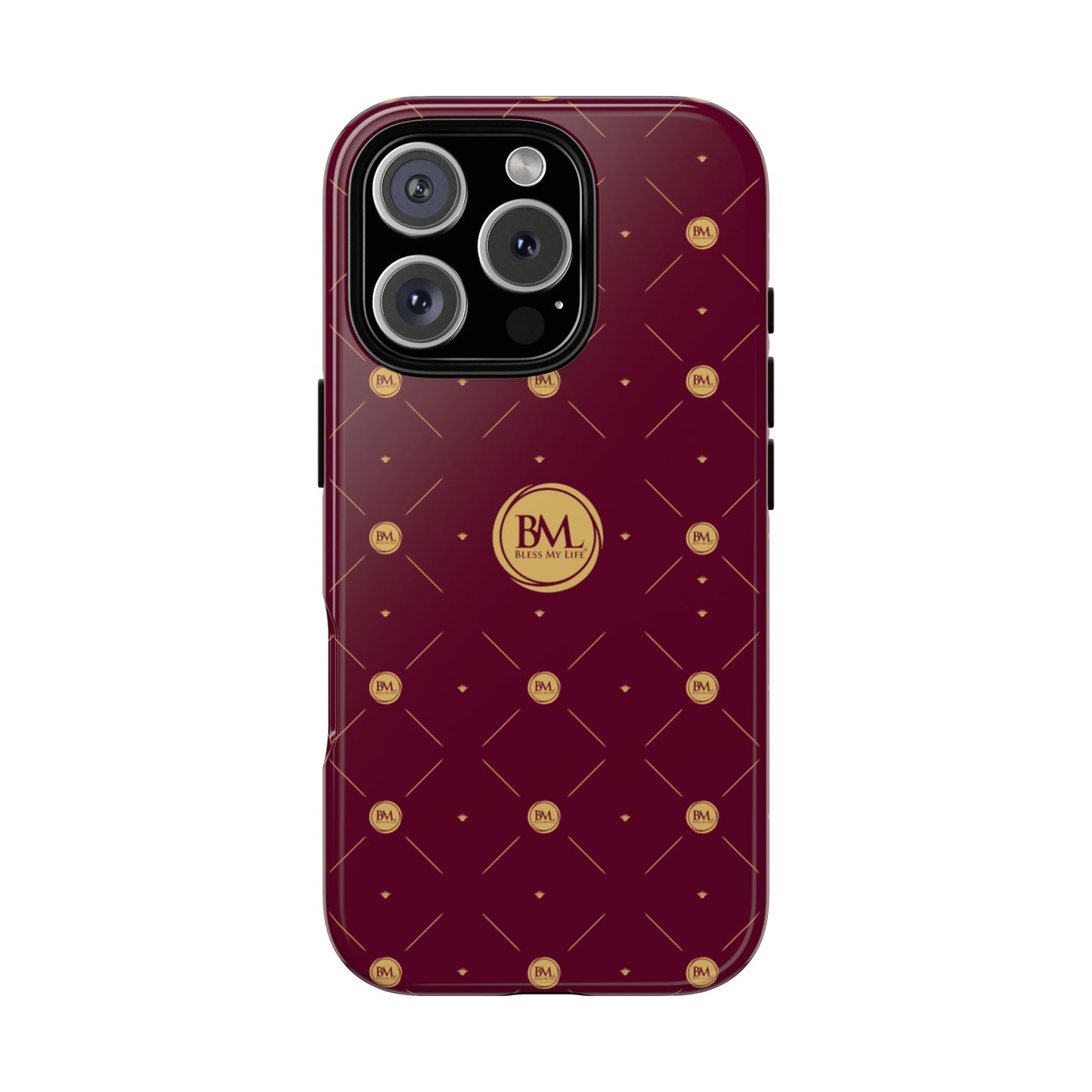 FaithBound Maroon iPhone 11-16 Case – BML Edition