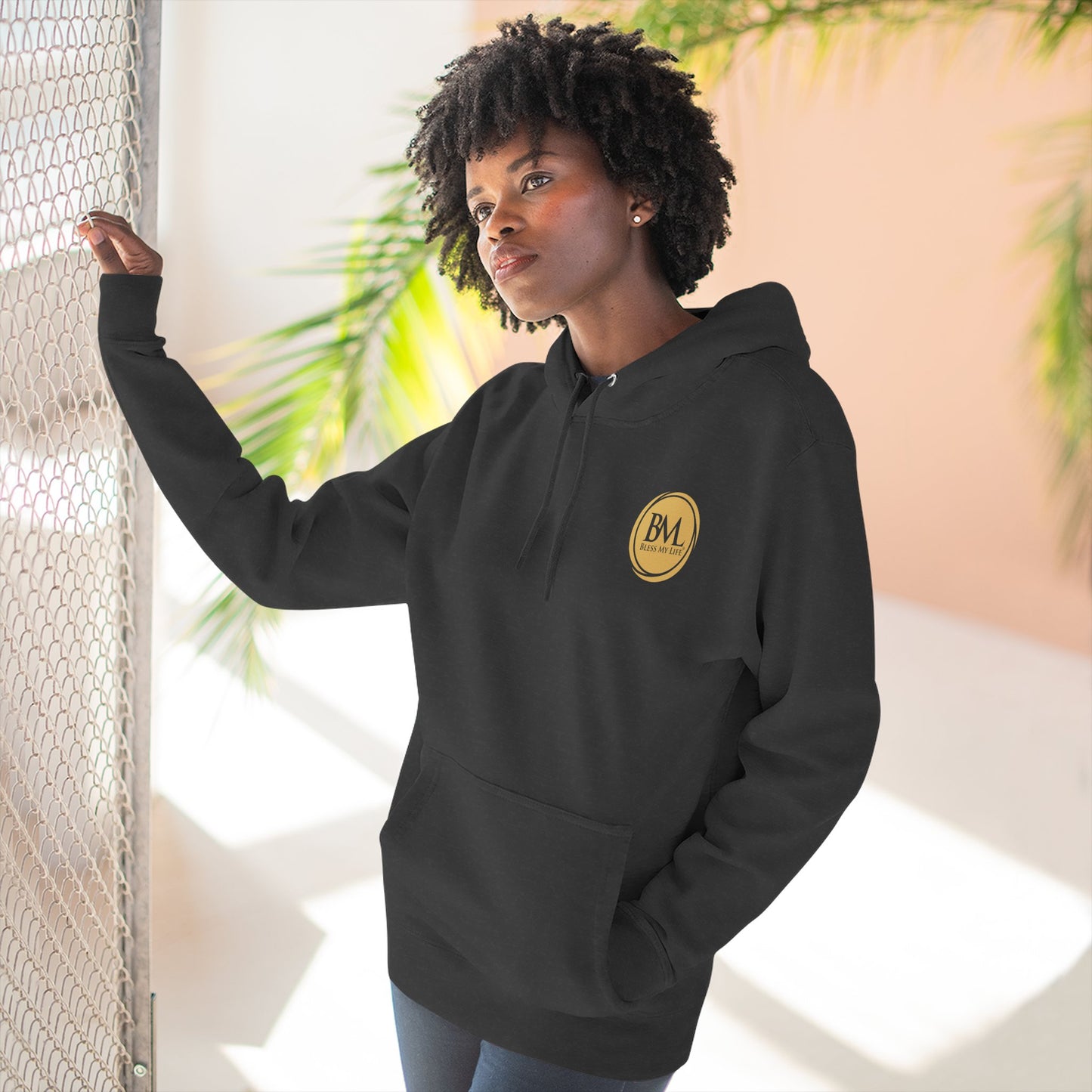 Trinity Shield Fleece Hoodie – Faith-Inspired Comfort