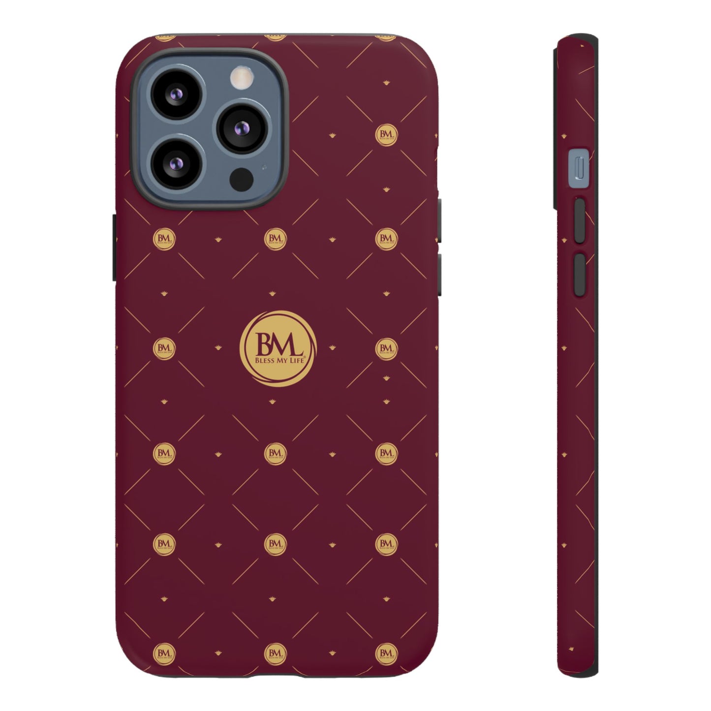 FaithBound Maroon iPhone 11-16 Case – BML Edition
