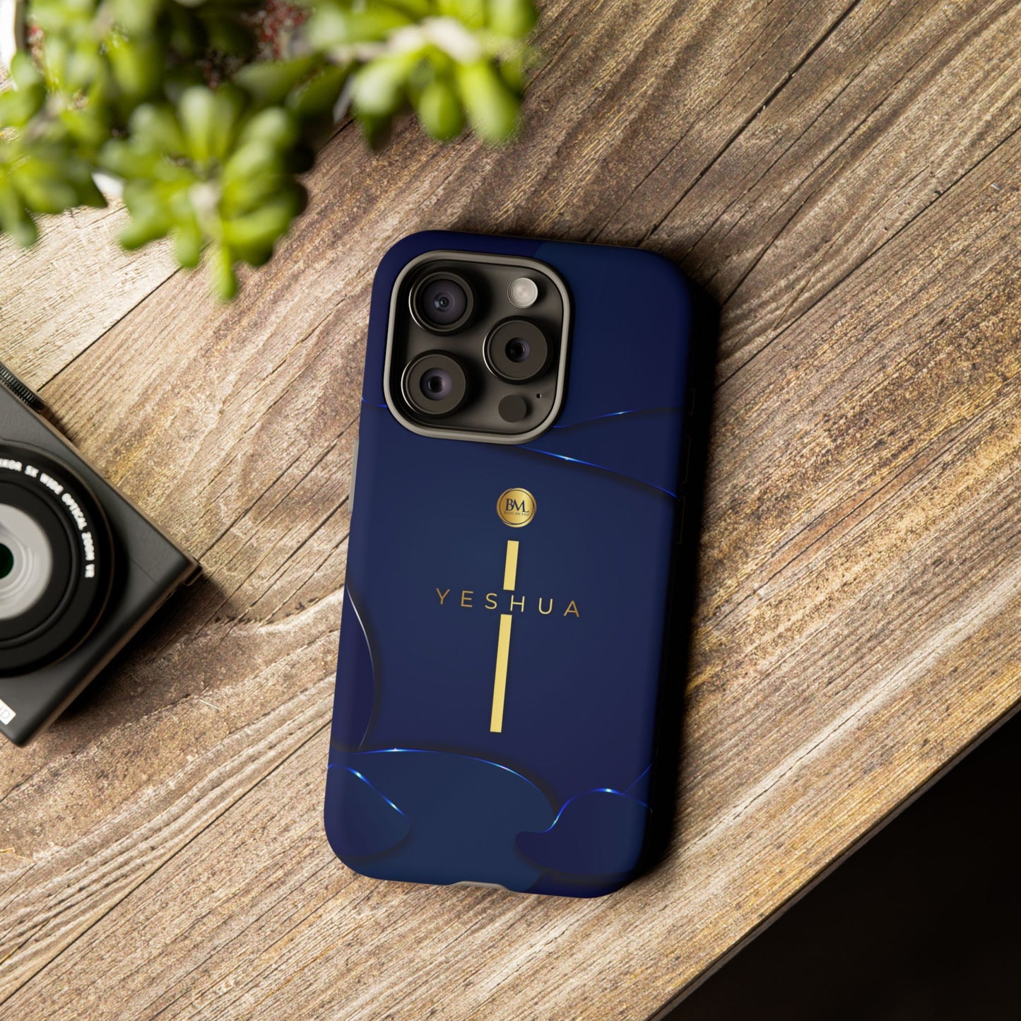 Yeshua Cross iPhone Case (Available for iPhone 16 to iPhone 11)