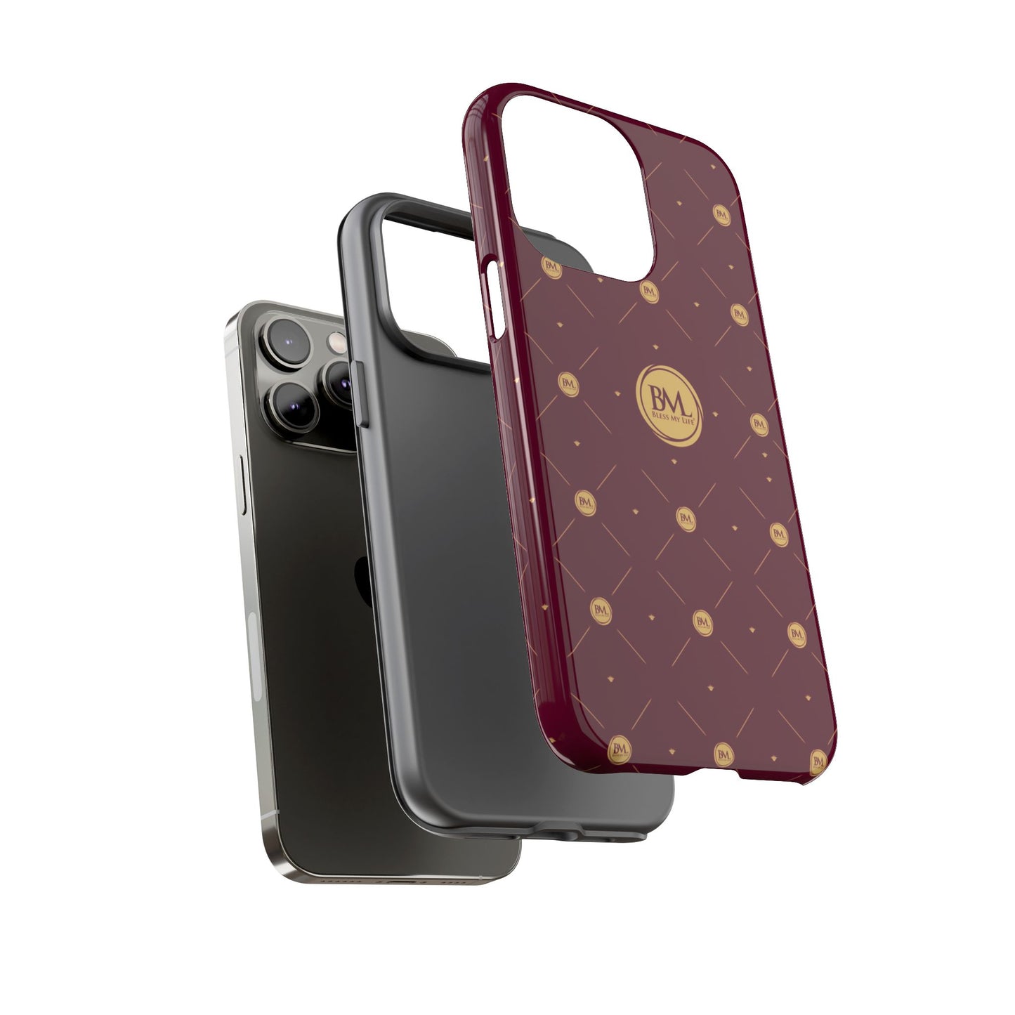 FaithBound Maroon iPhone 11-16 Case – BML Edition