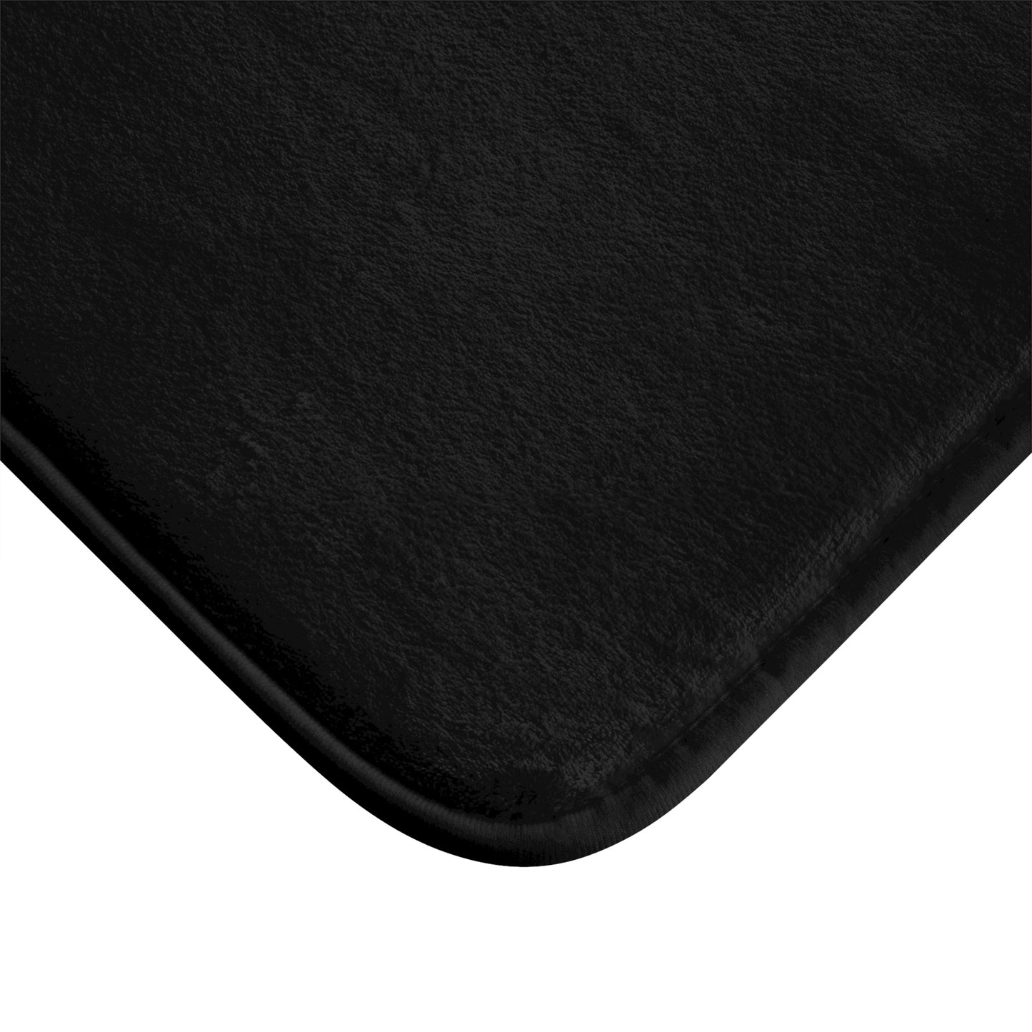Black Bath Mat with Gold Zia Biblical Scriptures, A New Mexico Icon & Favorite!