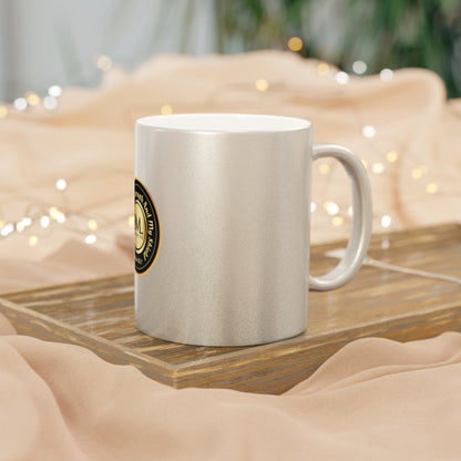 Golden Grace Metallic Mug – Drink in Faith