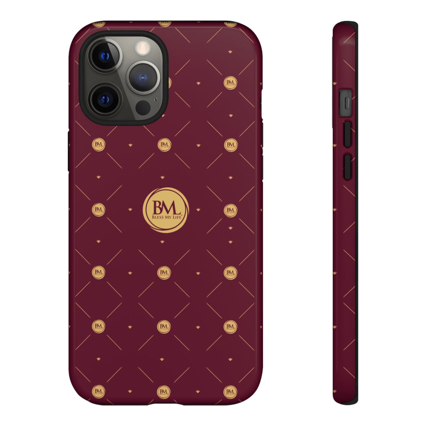 FaithBound Maroon iPhone 11-16 Case – BML Edition