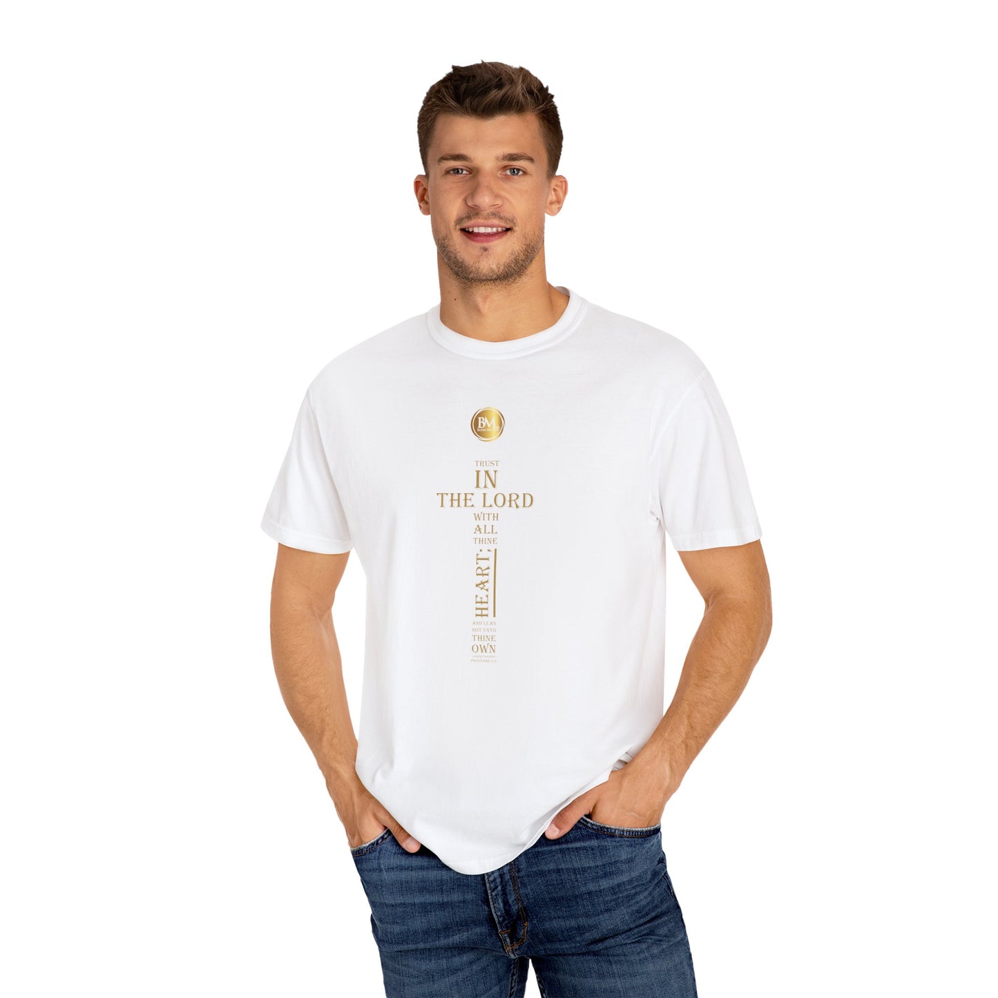 Proverbs 3.5 Faith Unisex Garment-Dyed T-shirt