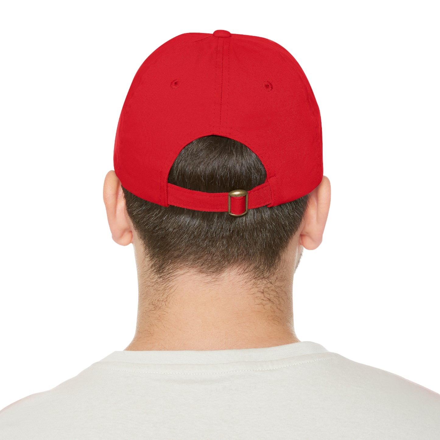 Faithful Path Dad Hat – Leather Patch of Devotion