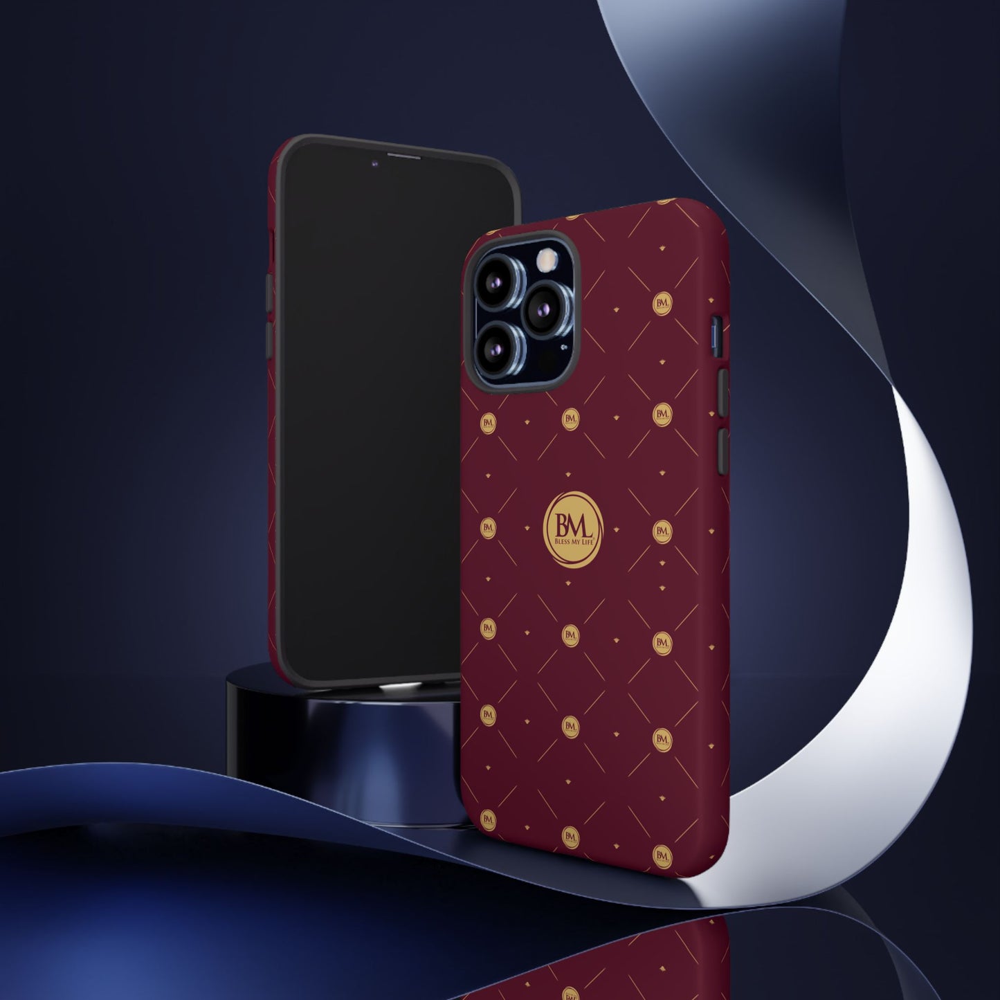 FaithBound Maroon iPhone 11-16 Case – BML Edition