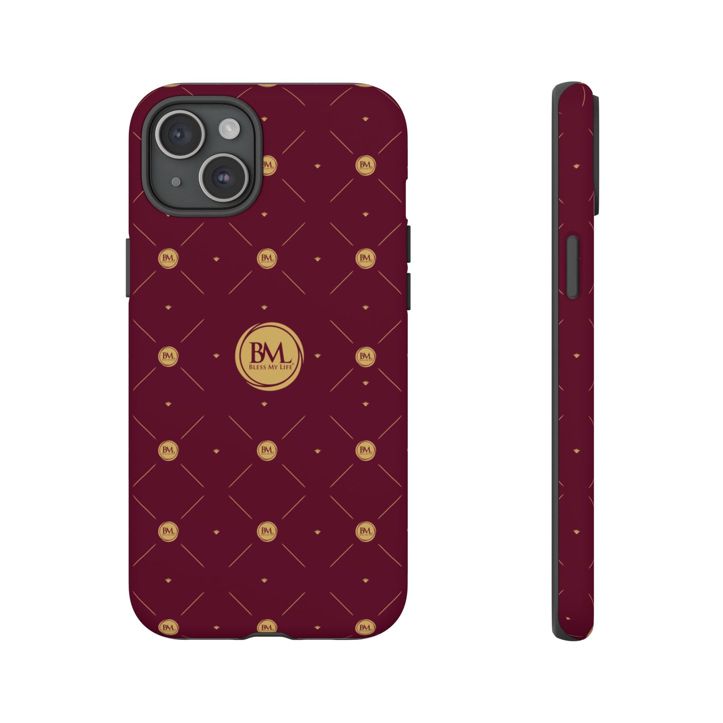 FaithBound Maroon iPhone 11-16 Case – BML Edition