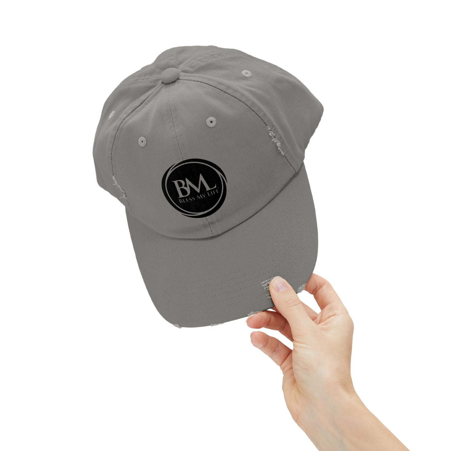 Worn by Grace Distressed Cap – A Testament of Faith