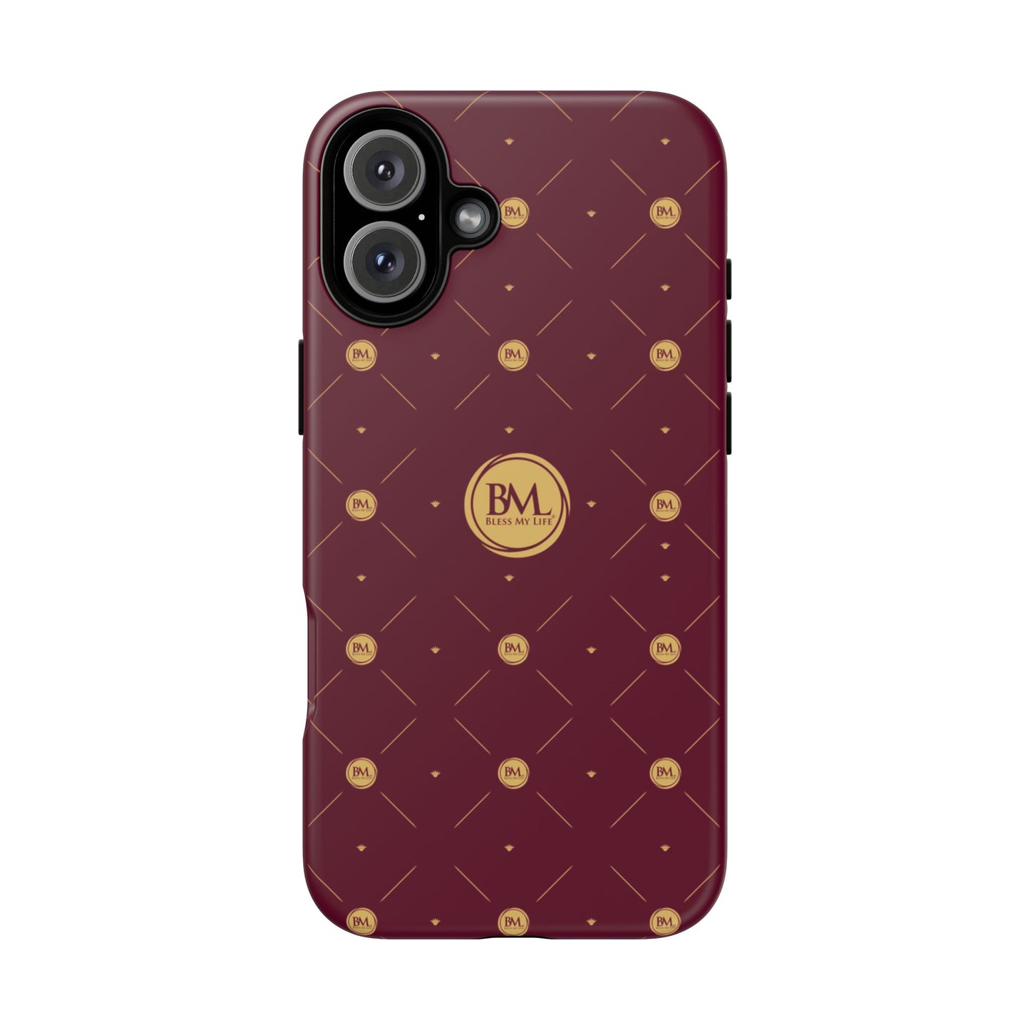 FaithBound Maroon iPhone 11-16 Case – BML Edition