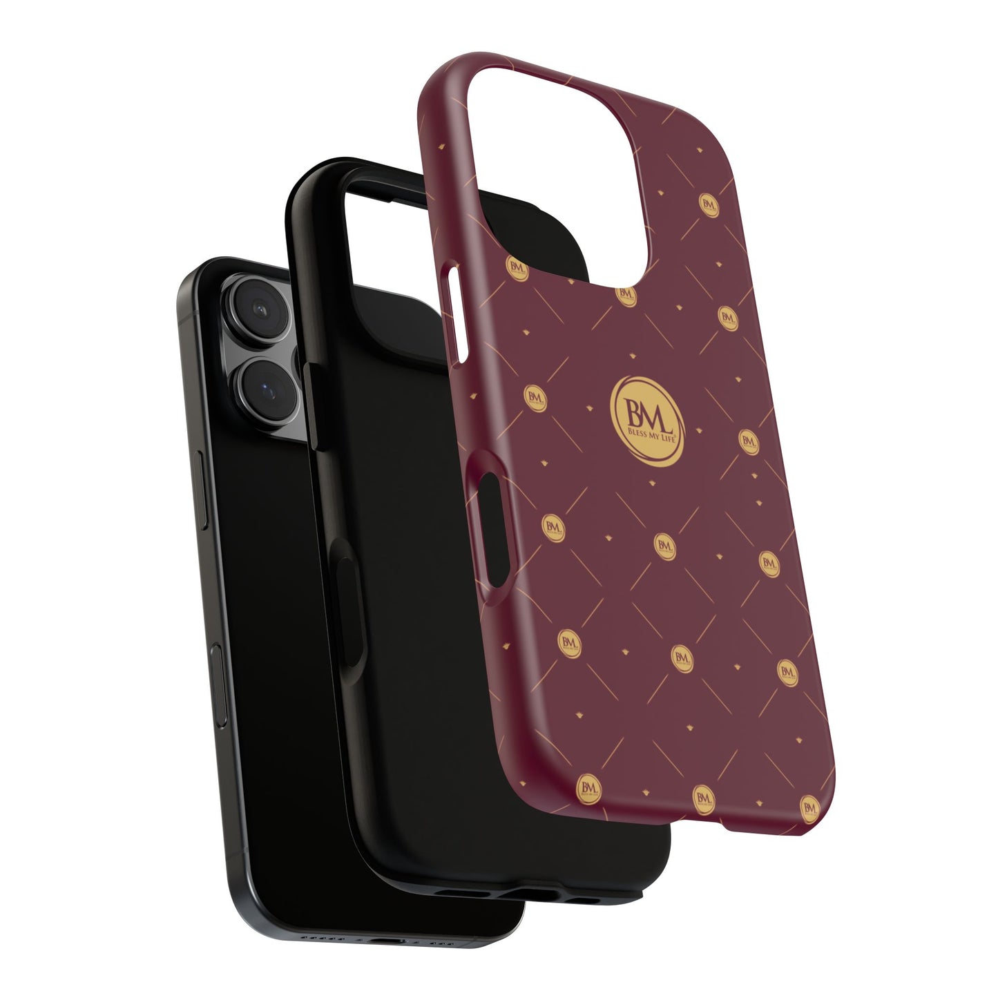 FaithBound Maroon iPhone 11-16 Case – BML Edition