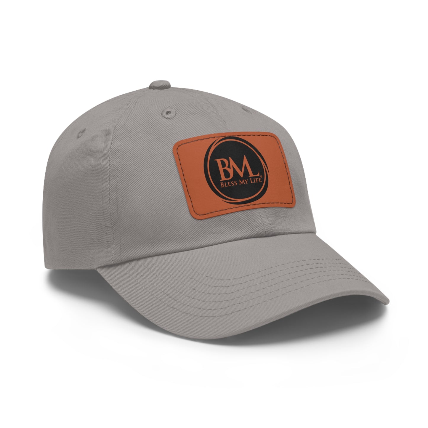 Faithful Path Dad Hat – Leather Patch of Devotion