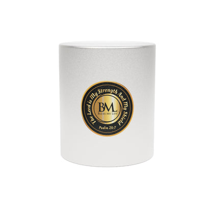 Golden Grace Metallic Mug – Drink in Faith