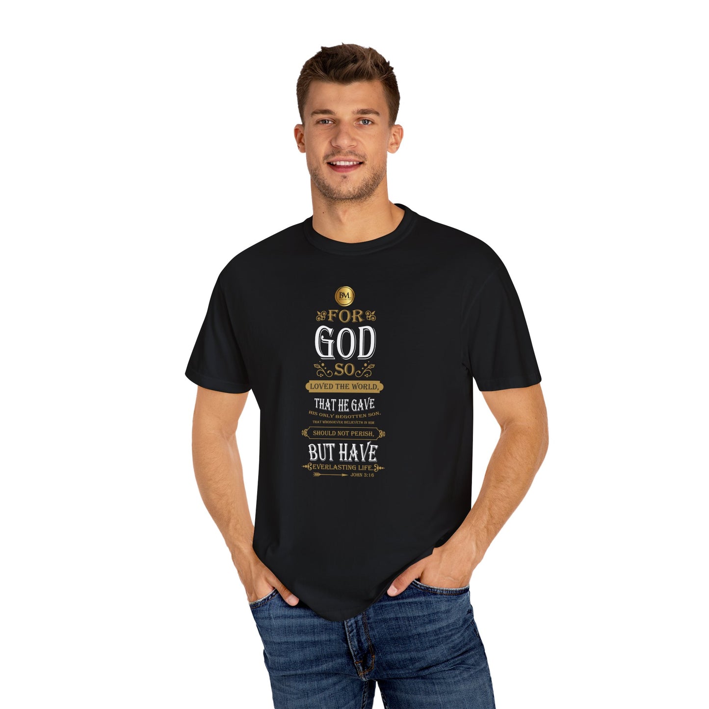 John 3.16 Faith Unisex Garment-Dyed T-shirt