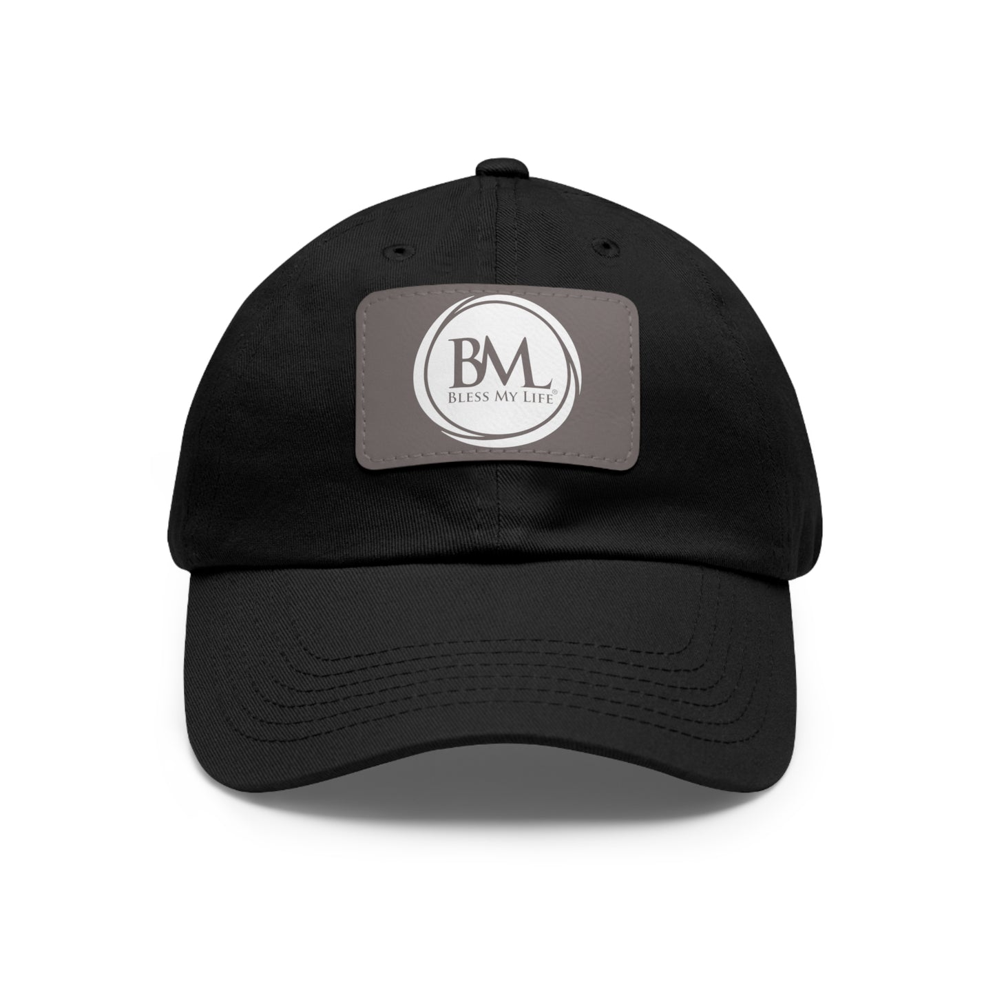 Faithful Path Dad Hat – Leather Patch of Devotion