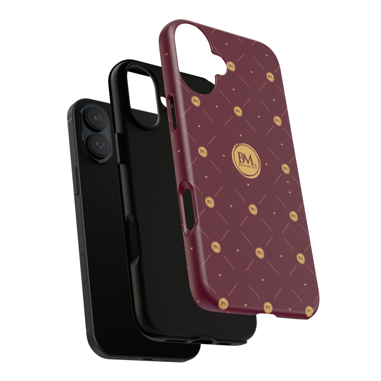 FaithBound Maroon iPhone 11-16 Case – BML Edition