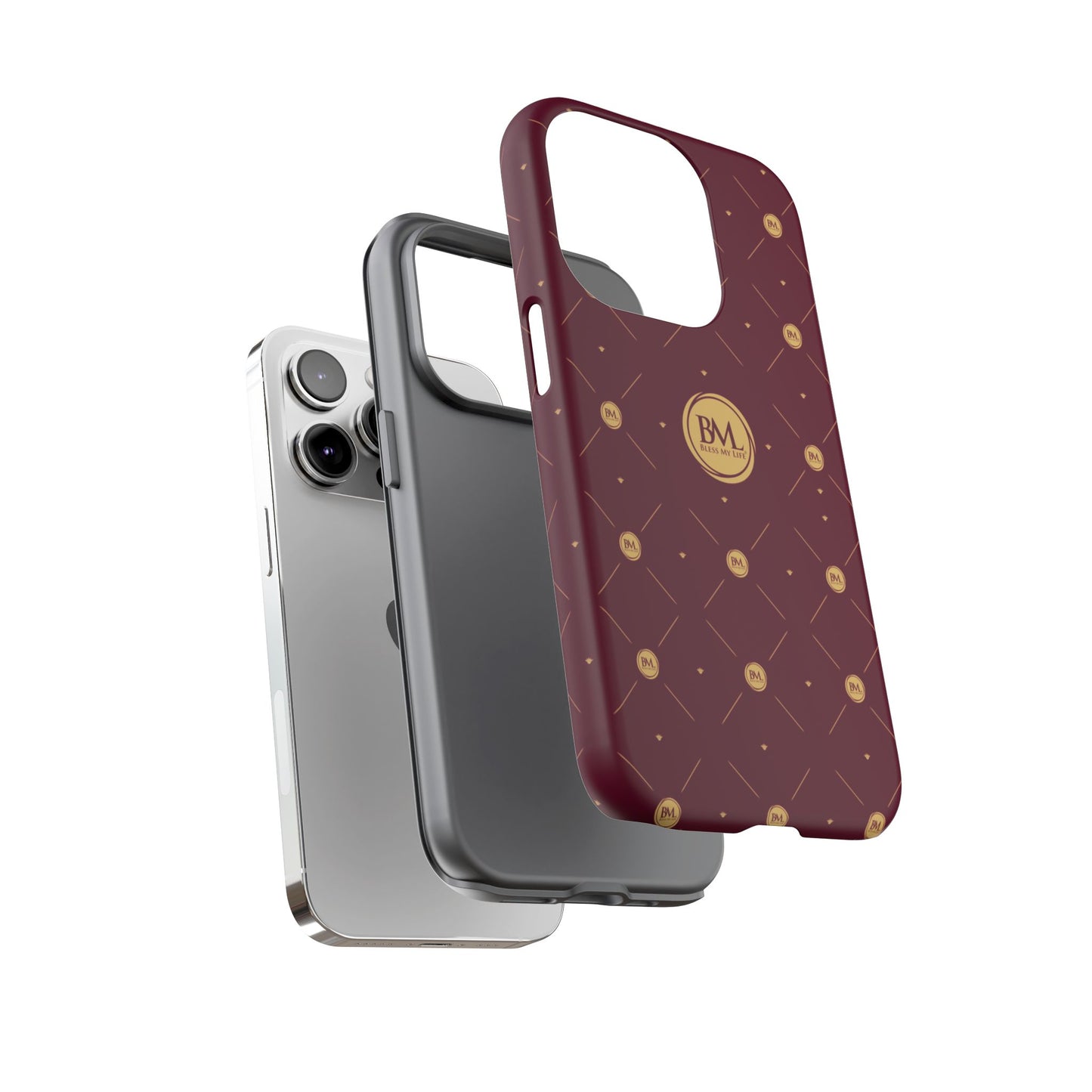 FaithBound Maroon iPhone 11-16 Case – BML Edition