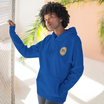 Trinity Shield Fleece Hoodie – Faith-Inspired Comfort