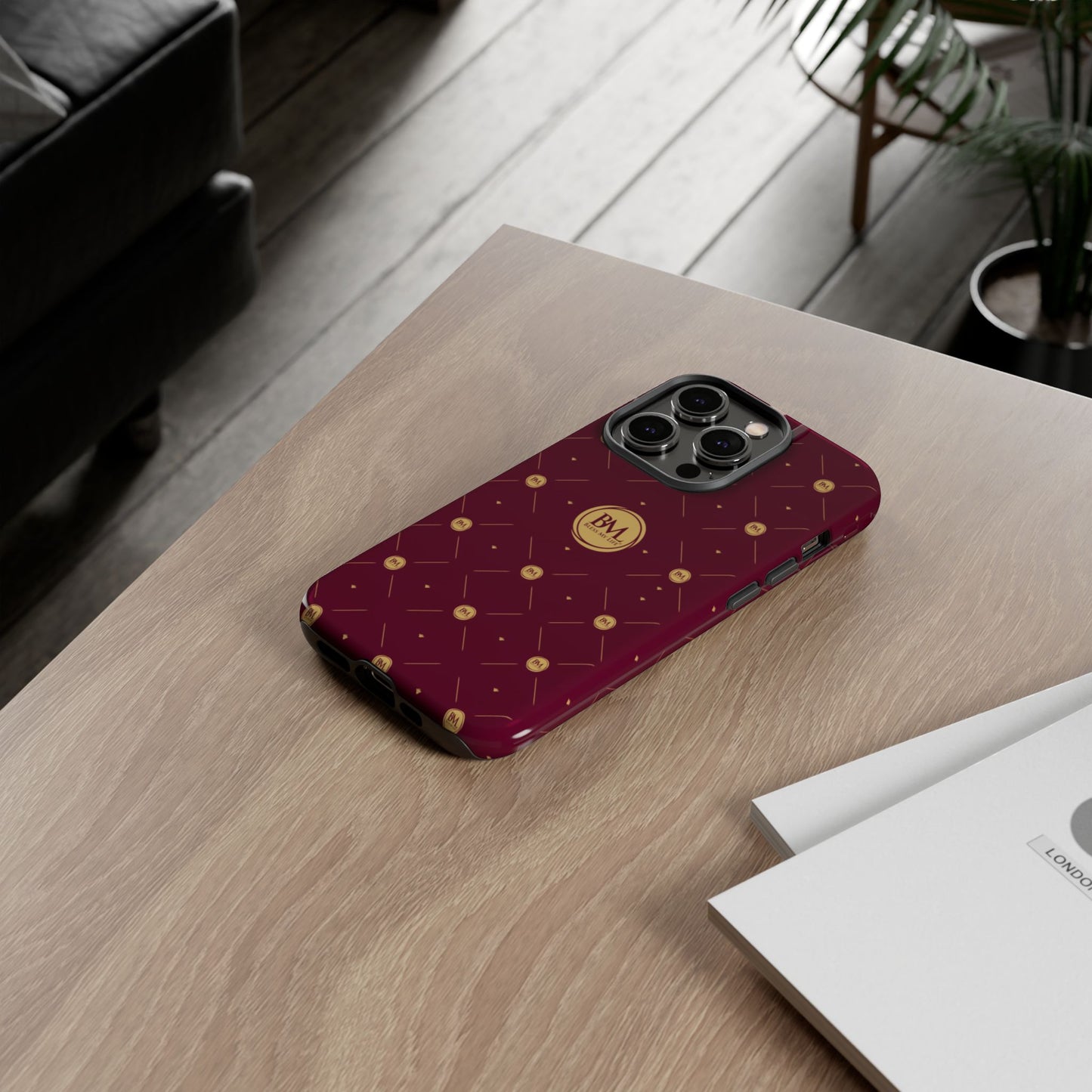 FaithBound Maroon iPhone 11-16 Case – BML Edition