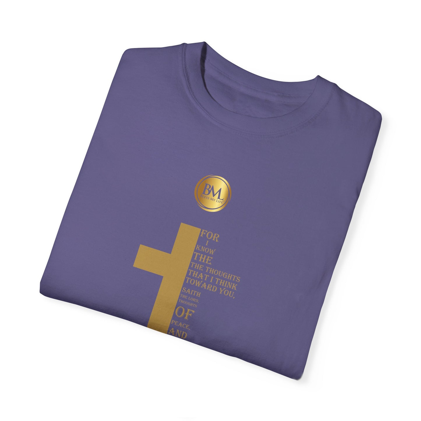 Jeremiah 29:11 Faith Unisex Garment-Dyed T-shirt