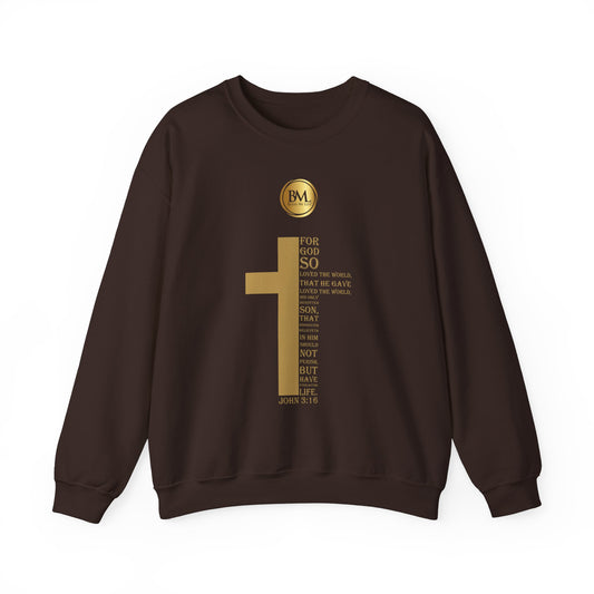 Christian T-shirt | John 3:16 Crewneck Sweatshirt | Bless My Life ®