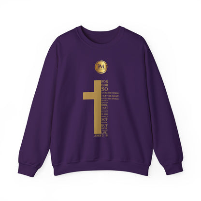 Christian T-shirt | John 3:16 Crewneck Sweatshirt | Bless My Life ®