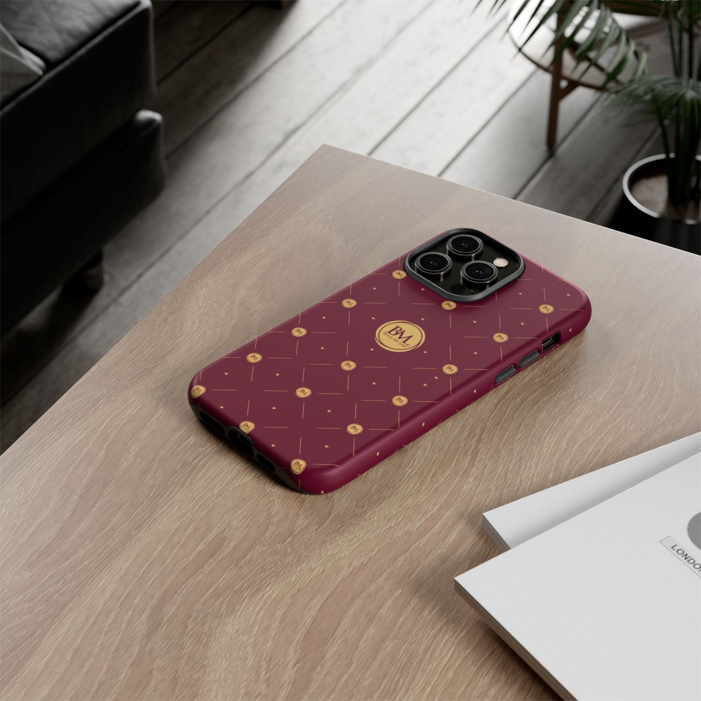 FaithBound Maroon iPhone 11-16 Case – BML Edition