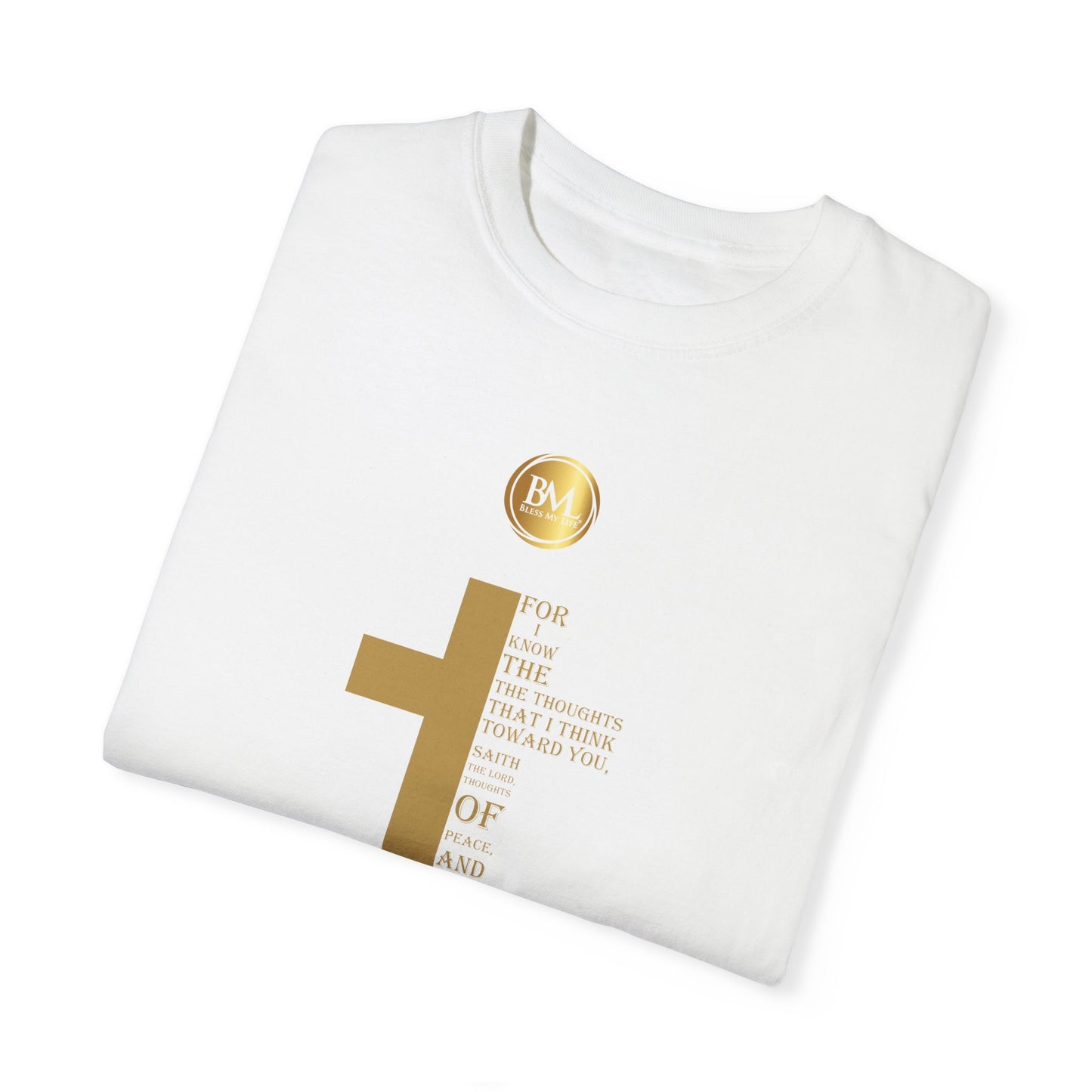 Jeremiah 29:11 Faith Unisex Garment-Dyed T-shirt