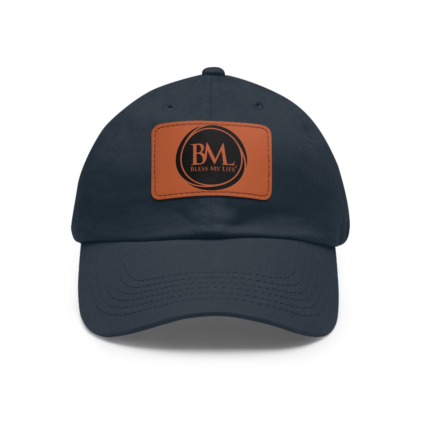 Faithful Path Dad Hat – Leather Patch of Devotion