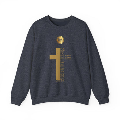 Christian T-shirt | John 3:16 Crewneck Sweatshirt | Bless My Life ®