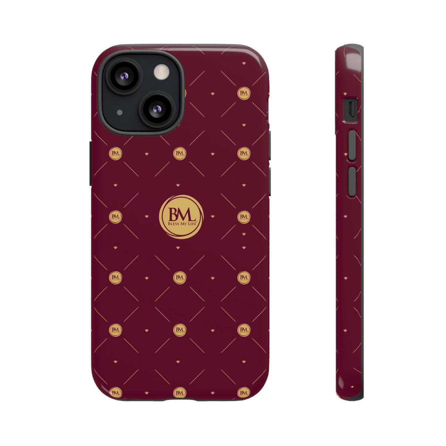 FaithBound Maroon iPhone 11-16 Case – BML Edition