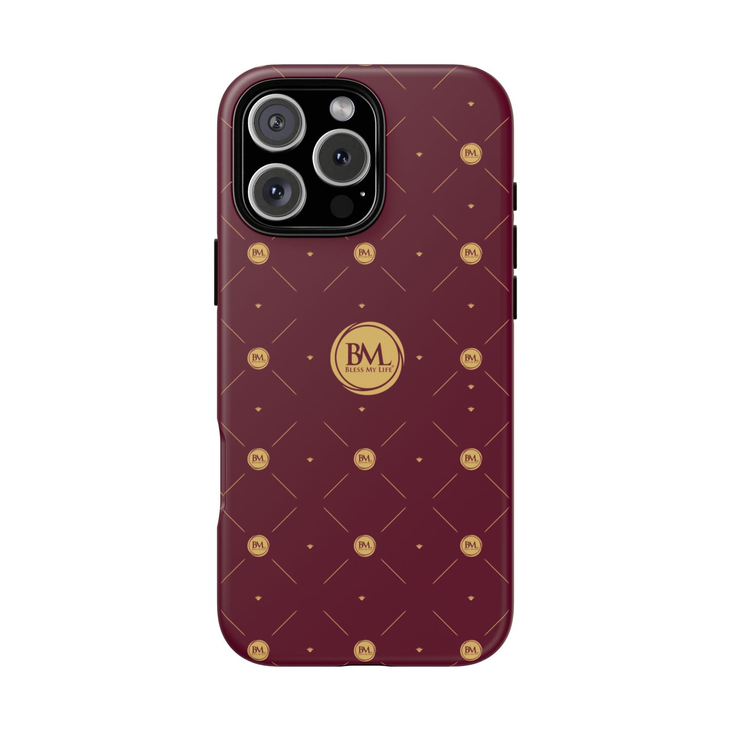 FaithBound Maroon iPhone 11-16 Case – BML Edition