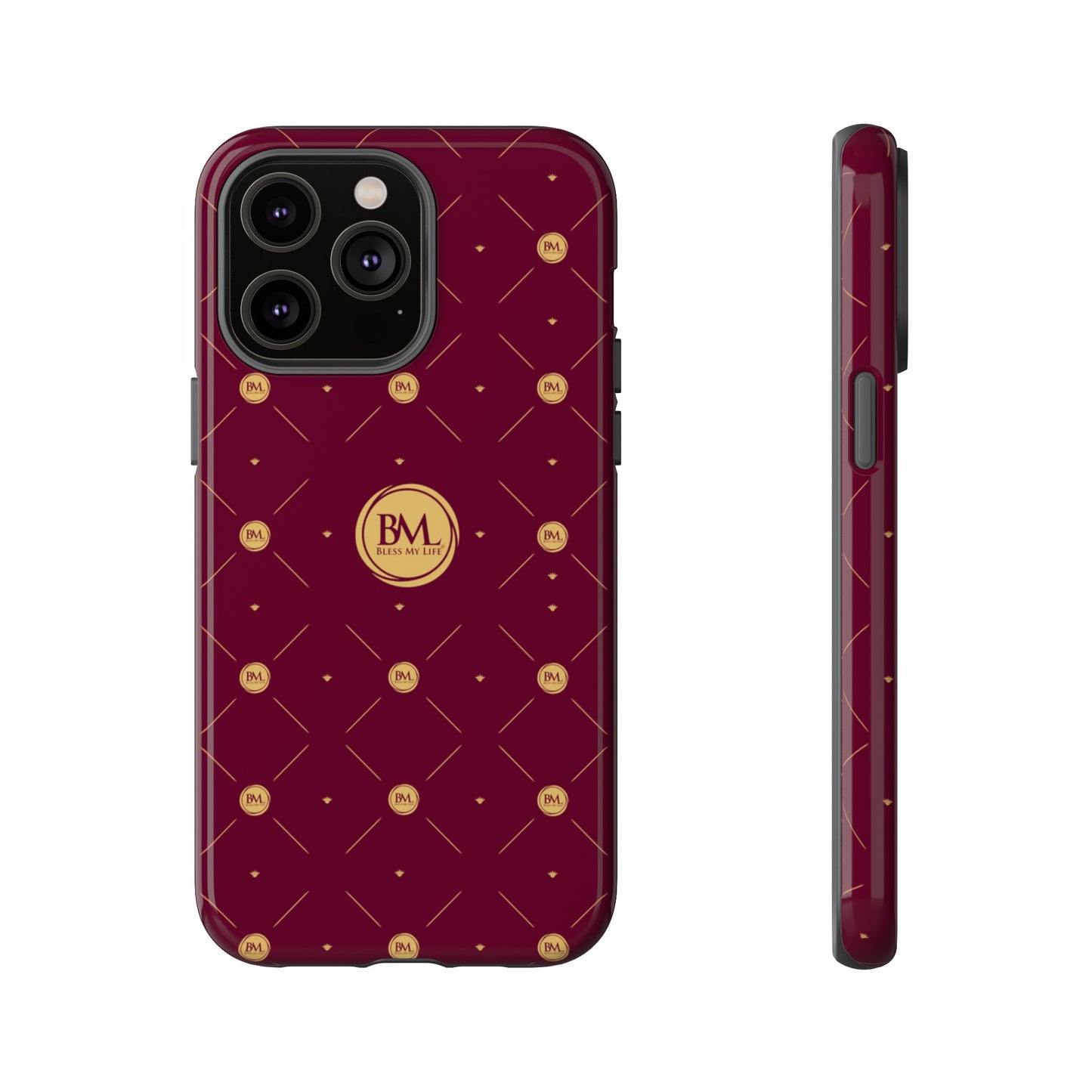 FaithBound Maroon iPhone 11-16 Case – BML Edition