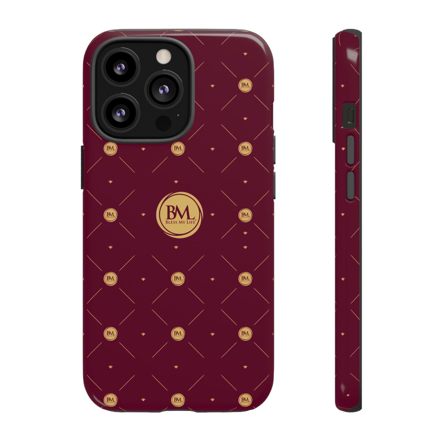 FaithBound Maroon iPhone 11-16 Case – BML Edition