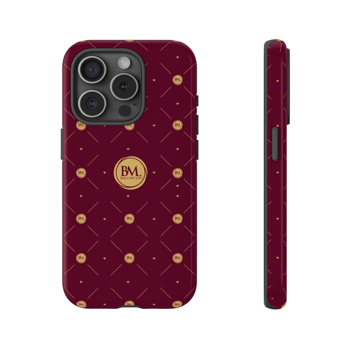 FaithBound Maroon iPhone 11-16 Case – BML Edition