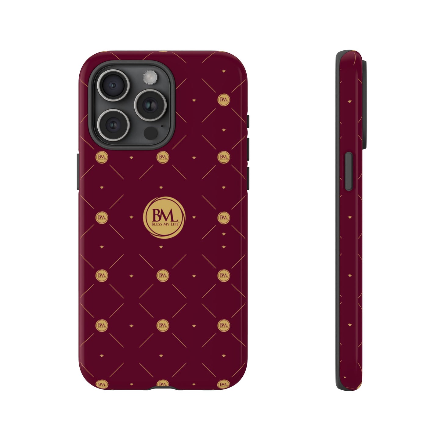 FaithBound Maroon iPhone 11-16 Case – BML Edition