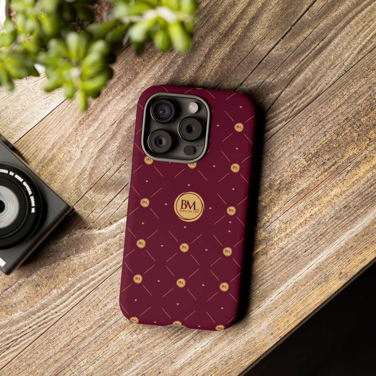 FaithBound Maroon iPhone 11-16 Case – BML Edition