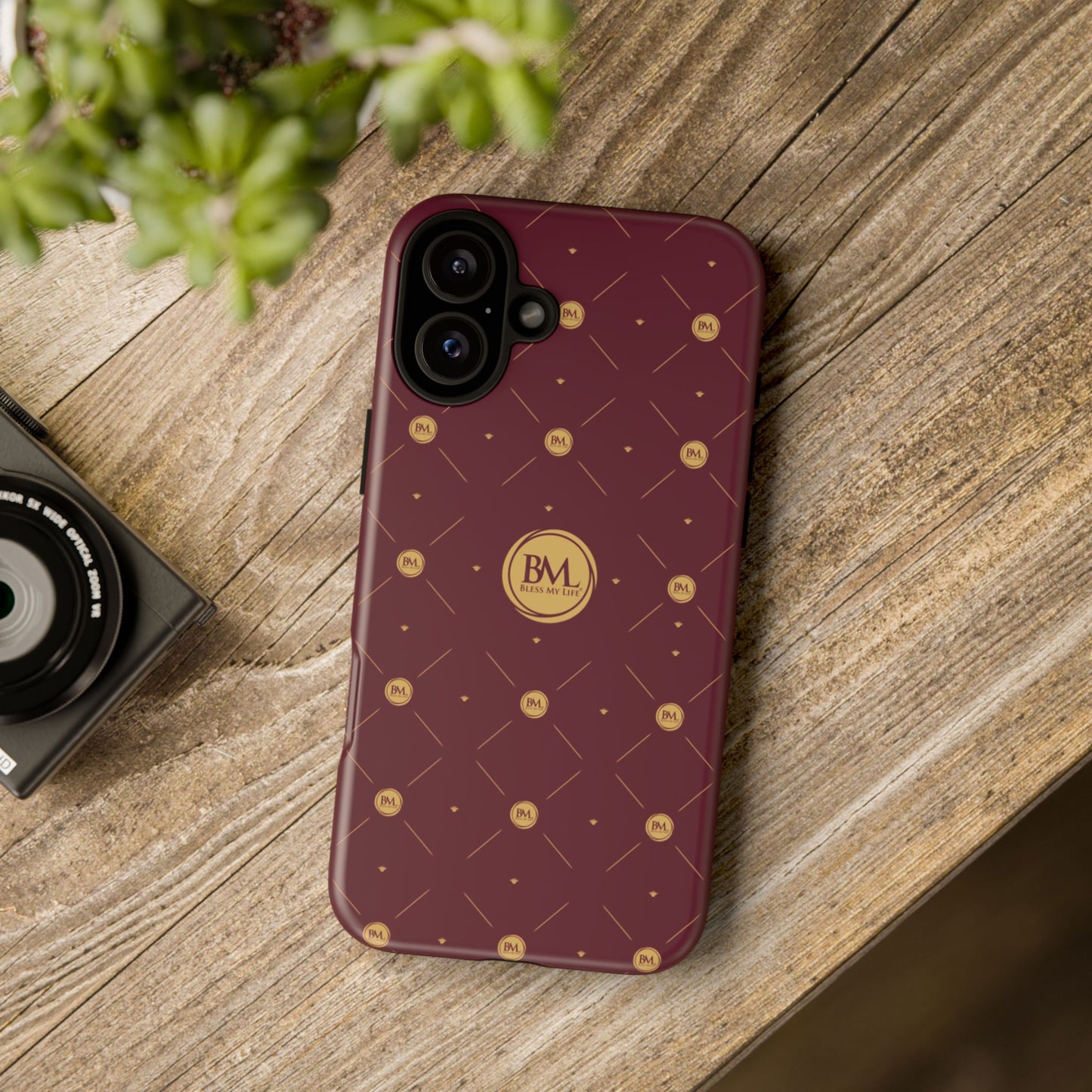 FaithBound Maroon iPhone 11-16 Case – BML Edition