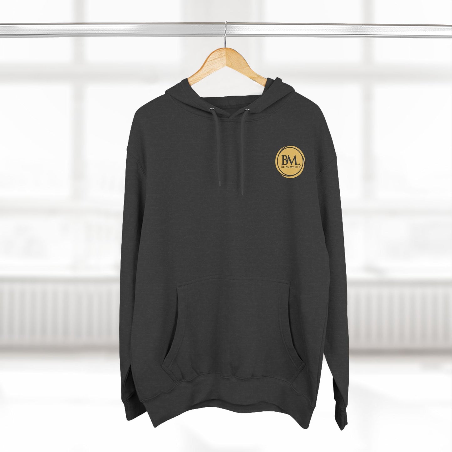 Trinity Shield Fleece Hoodie – Faith-Inspired Comfort