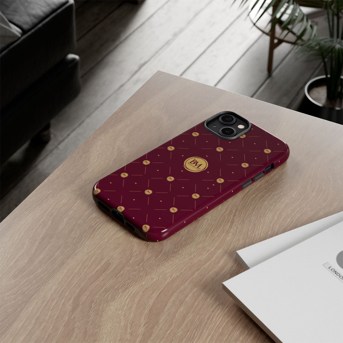 FaithBound Maroon iPhone 11-16 Case – BML Edition