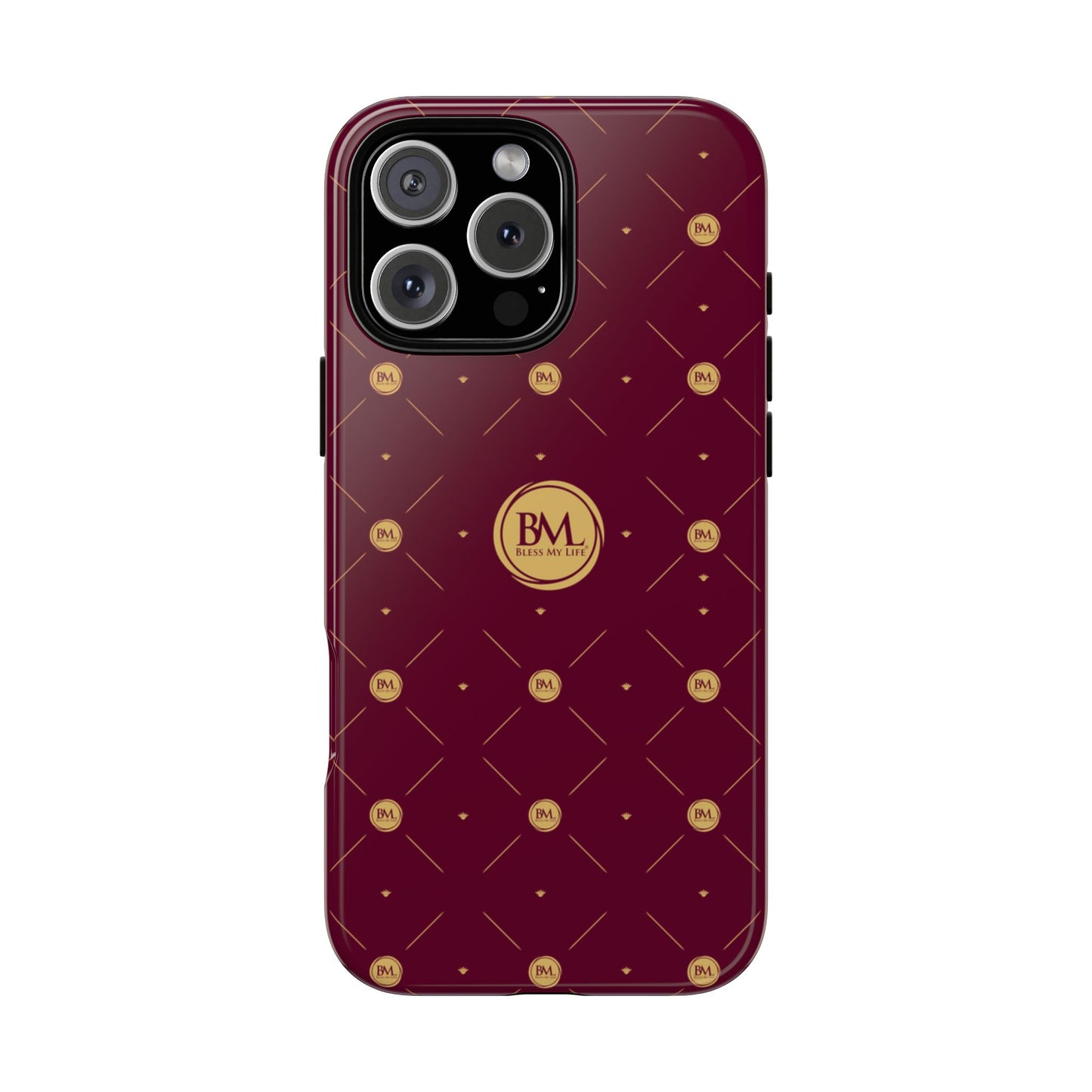 FaithBound Maroon iPhone 11-16 Case – BML Edition