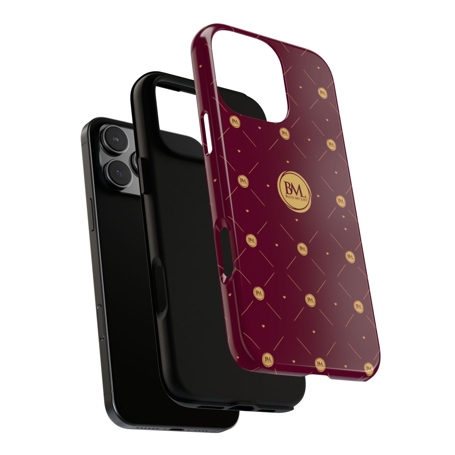 FaithBound Maroon iPhone 11-16 Case – BML Edition