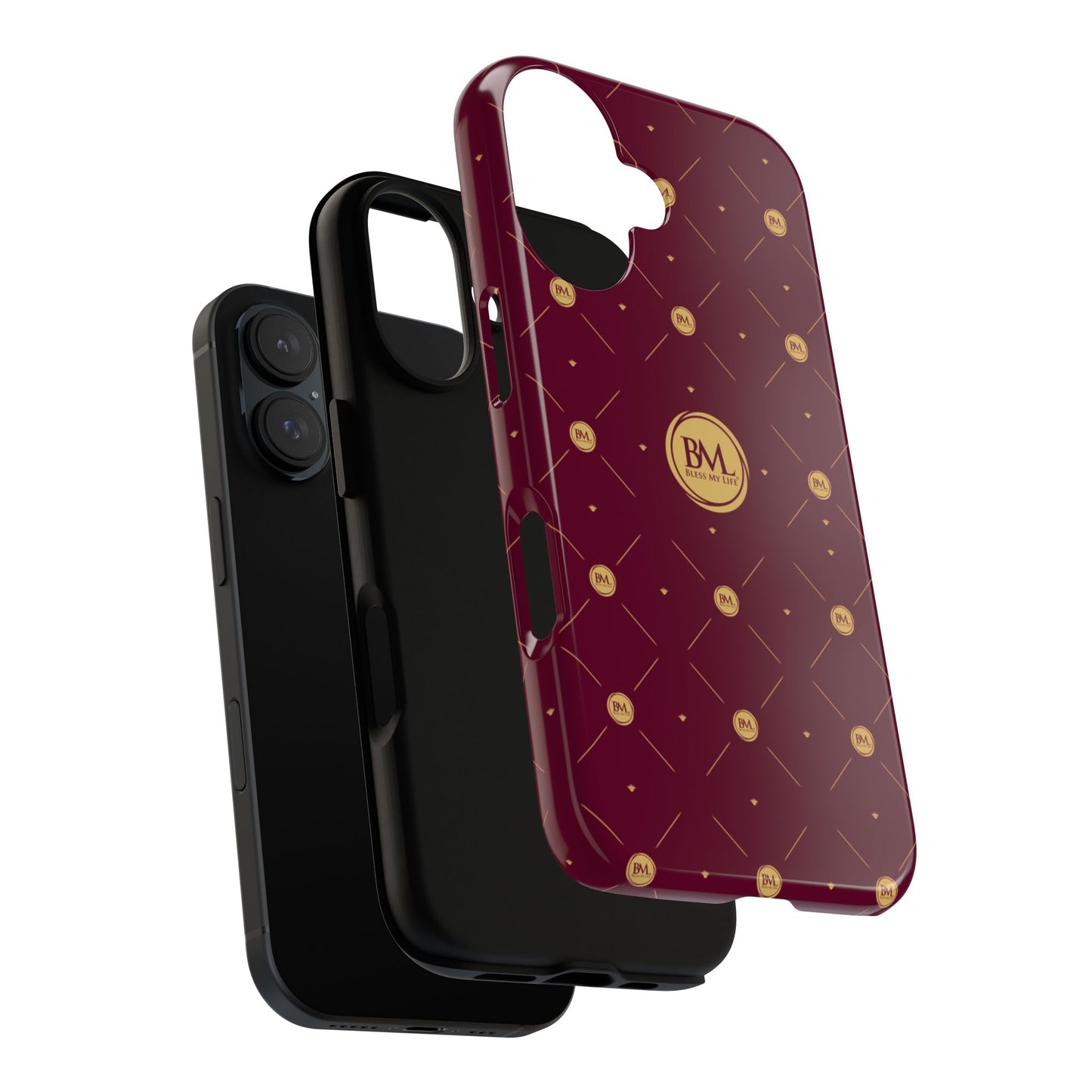 FaithBound Maroon iPhone 11-16 Case – BML Edition