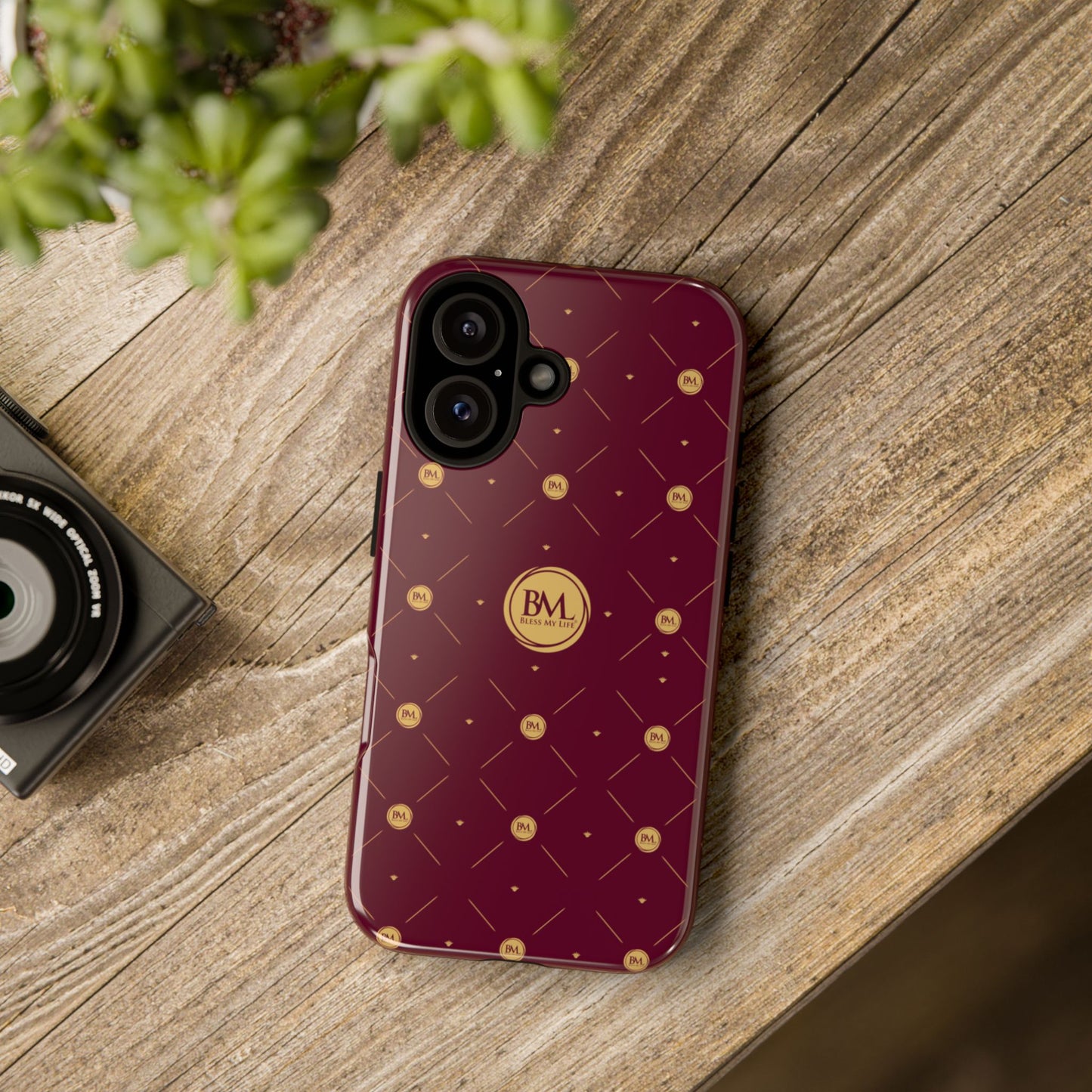 FaithBound Maroon iPhone 11-16 Case – BML Edition