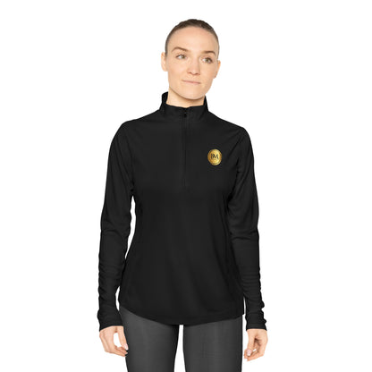 BML Ladies Quarter-Zip Pullover – Yesua & Cross Embellished