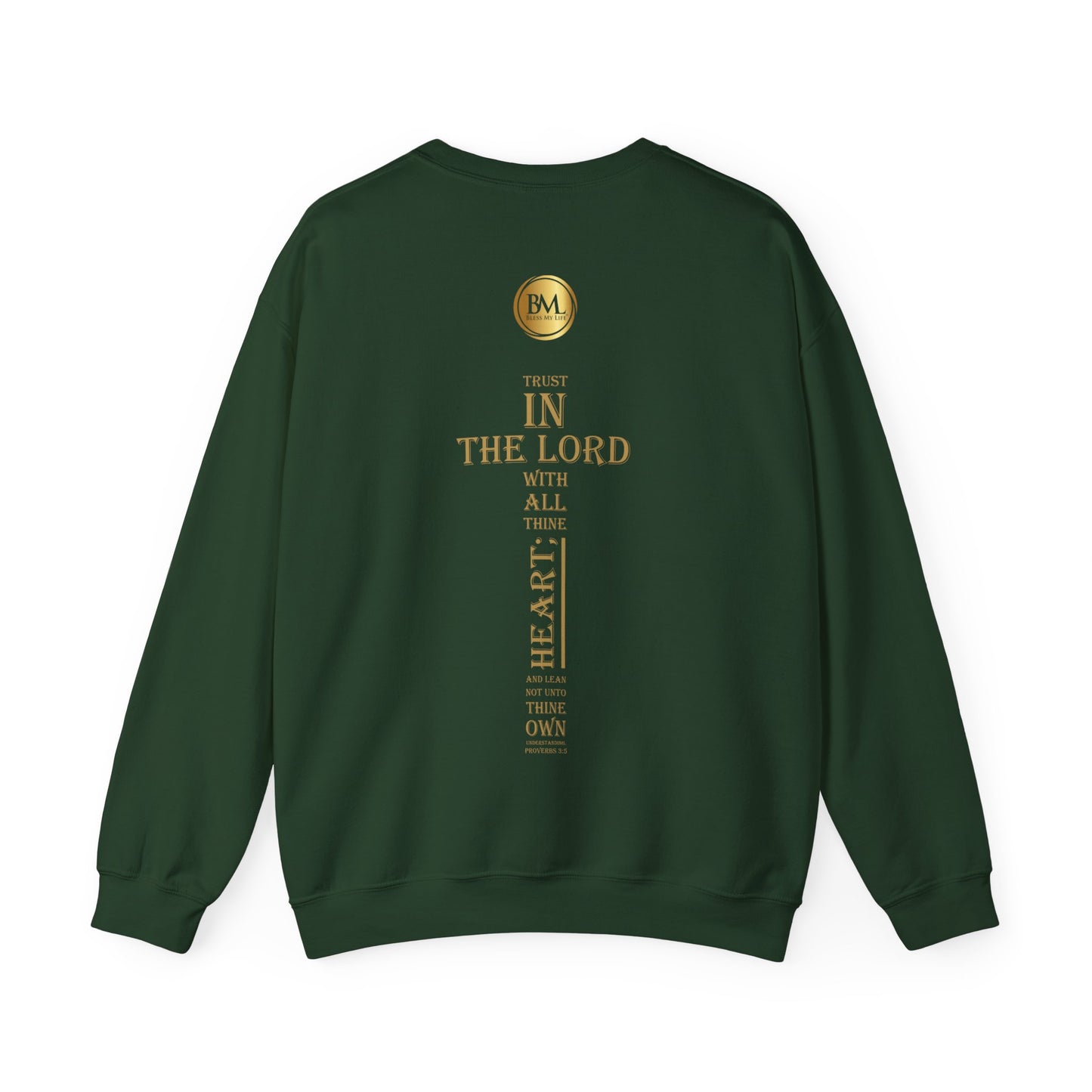 For I know the thoughts that I think toward you, saith the Lord, thoughts of peace, and not of evil, to give you an expected end, Bless My Life ®  Jeremiah 29:11 Crewneck Sweatshirt