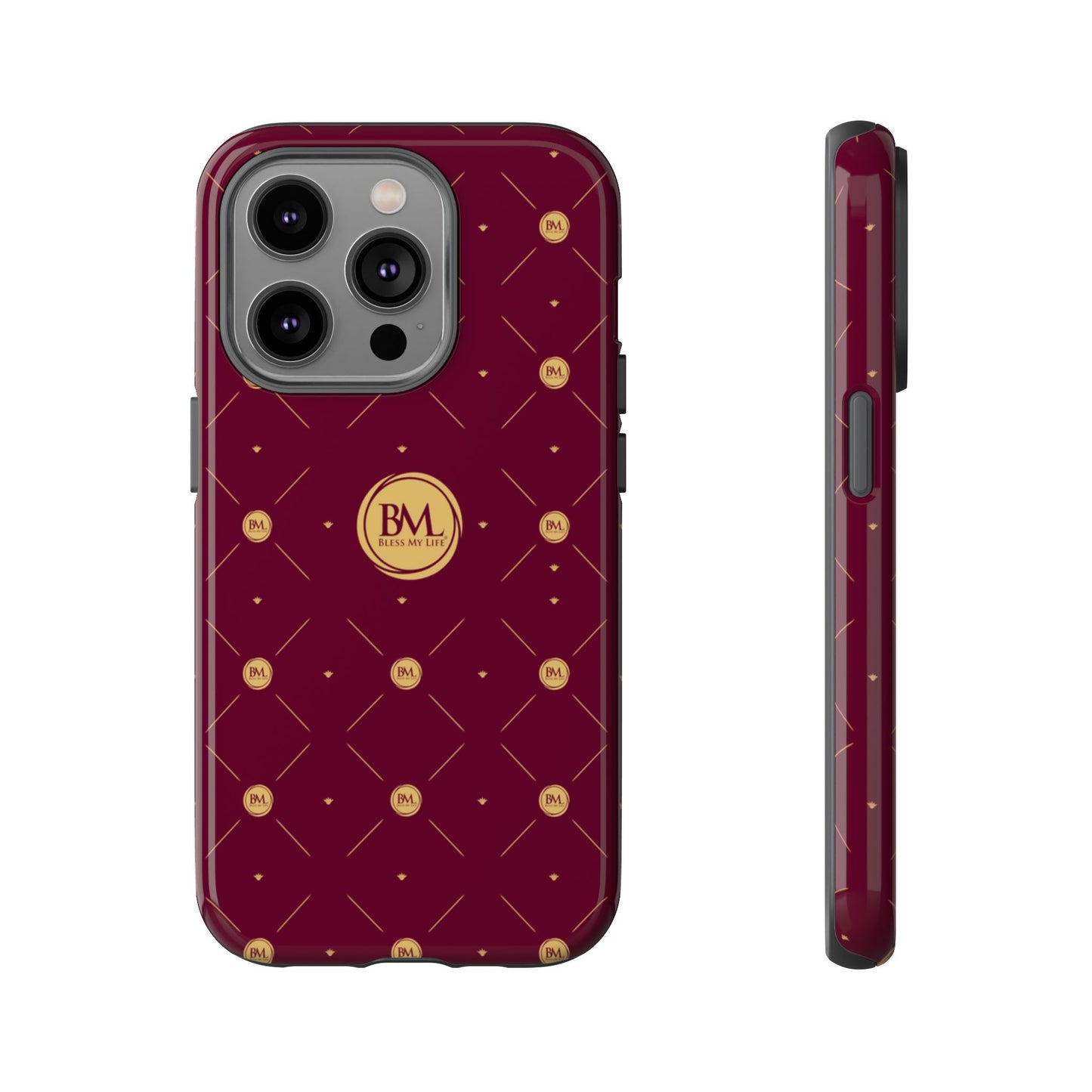 FaithBound Maroon iPhone 11-16 Case – BML Edition