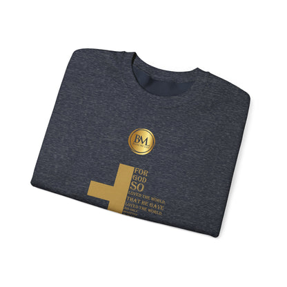 Christian T-shirt | John 3:16 Crewneck Sweatshirt | Bless My Life ®