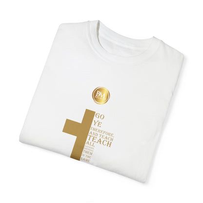 Matthew 28.19 Faith Unisex Garment-Dyed T-shirt