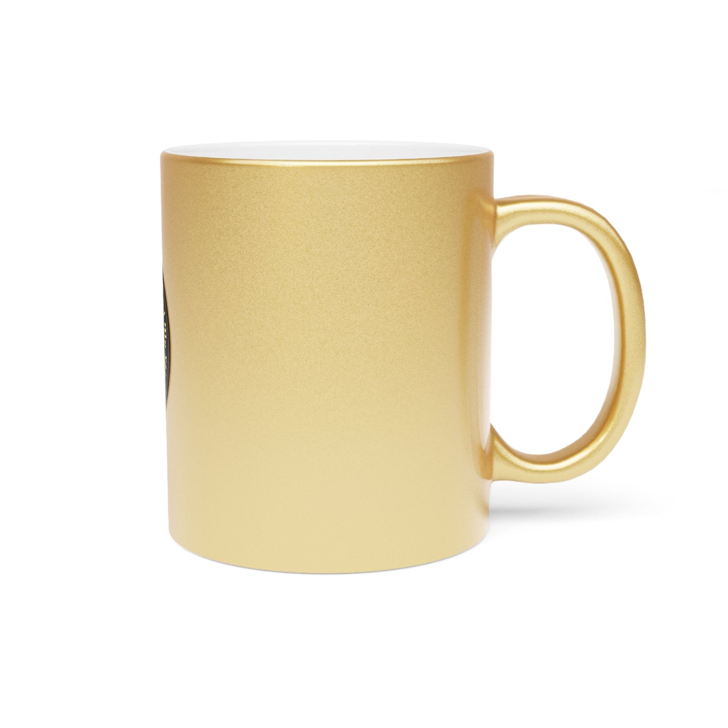 Golden Grace Metallic Mug – Drink in Faith